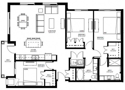 Millberry_3 Bedroom Floor Plan at Millberry Apartments, Minnesota